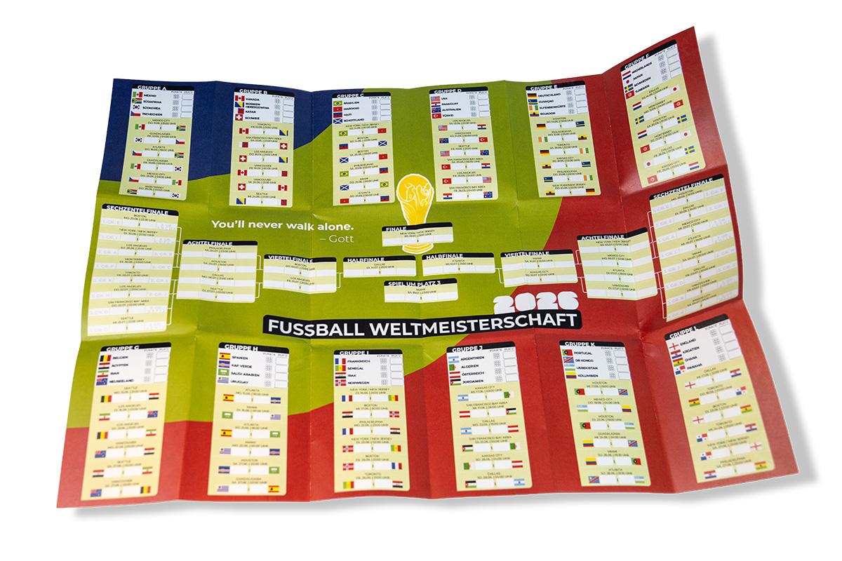 Spielplan zur WM 26 - "Auf dem Weg zum Titel" – Bild 2