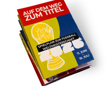 Spielplan zur WM 26 - "Auf dem Weg zum Titel"